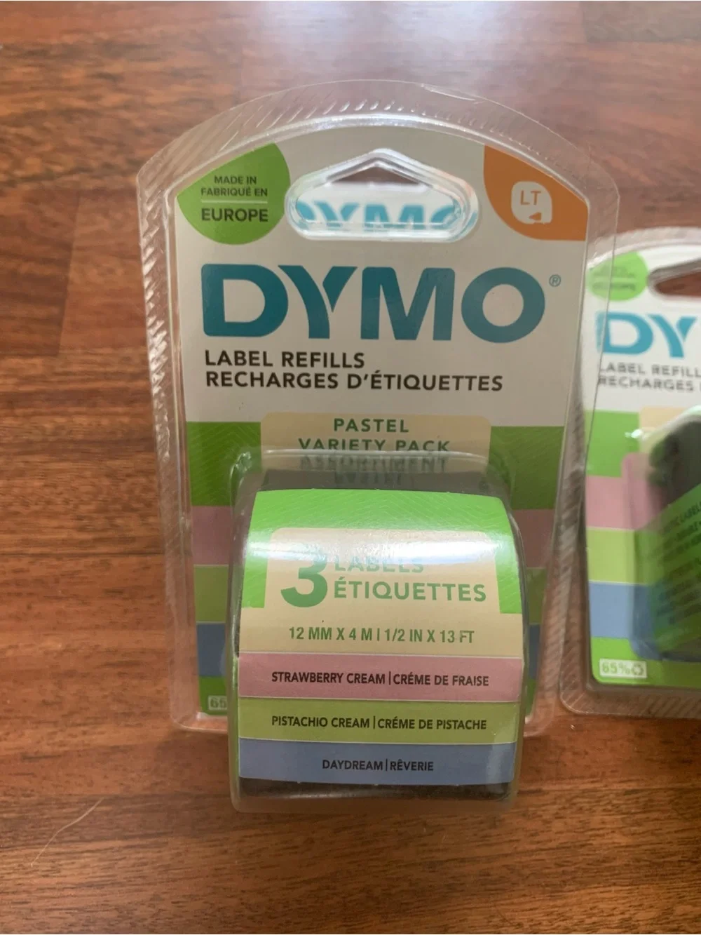 Dymo Letratag Pastels 3 3-Packs 3 Packs (9 Refills) NEW
